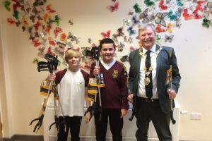 Mayor's visit litter pickers Mayor's visit litter pickers